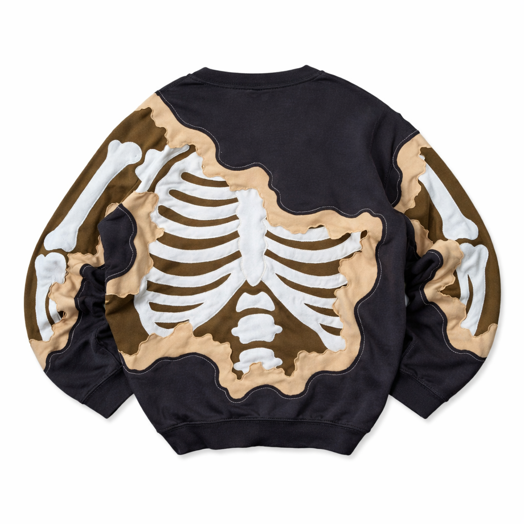 NK Skelett-Kapuzenpullover