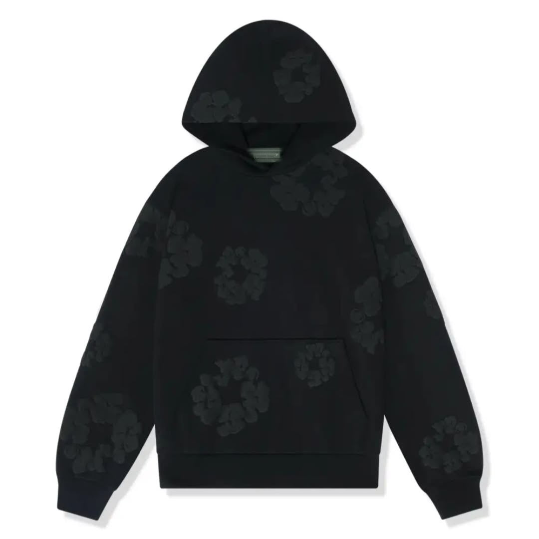 Blumen-Kapuzenpullover