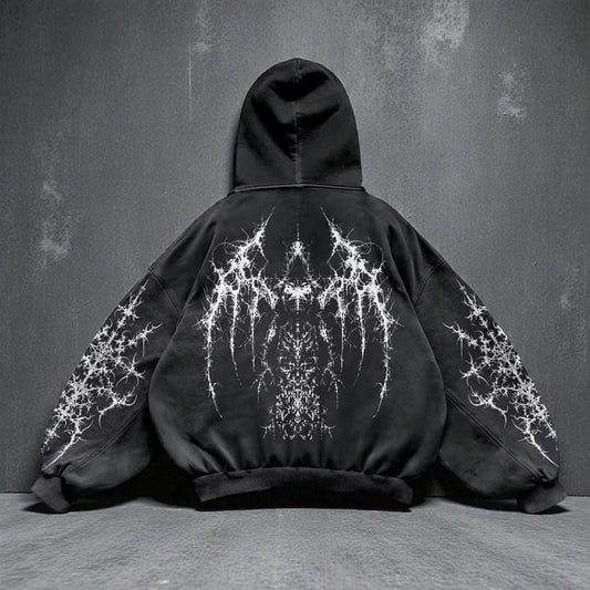 Kapuzenpullover mit Engelsflügeln